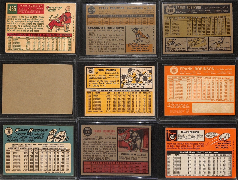 40+ 1950s-1970s Frank Robinson and Brooks Robinson Cards